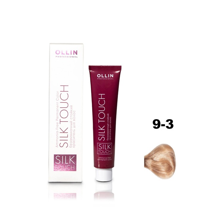 Краситель для волос Ollin Professional Silk Touch, безаммиачный, тон 9/3 блондин золотистый
Краситель для волос Ollin Professional Silk Touch, безаммиачный, тон 9/3 блондин золотистый
