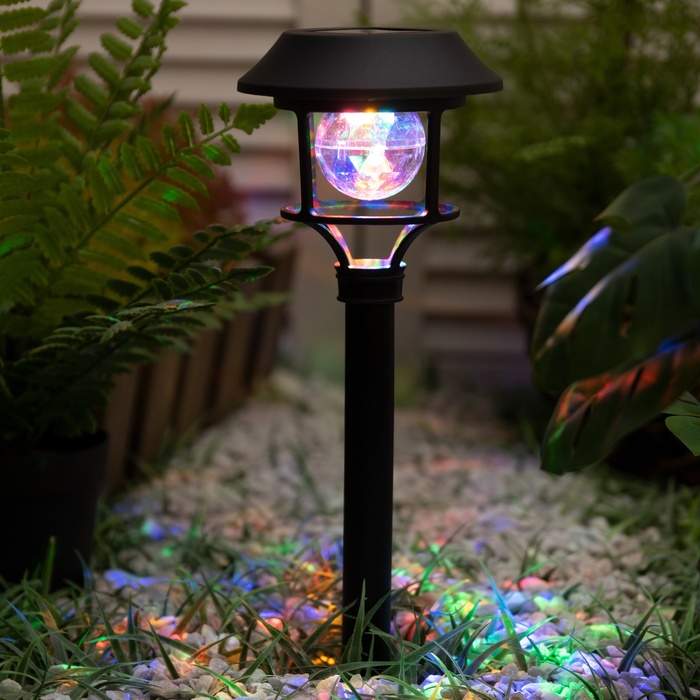 Светильник на солнечной бат. "Еврогарант", "Фонарь диско" 12x44 см, IP44, 6LED, 2 реж., RGB
Светильник на солнечной бат. "Еврогарант", "Фонарь диско" 12x44 см, IP44, 6LED, 2 реж., RGB