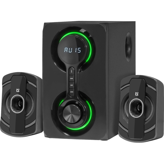 Компьютерные колонки 2.1 Defender Eclipse, 2х10 Вт + 20 Вт, USB, SD, AUX, BT, черные
Компьютерные колонки 2.1 Defender Eclipse, 2х10 Вт + 20 Вт, USB, SD, AUX, BT, черные