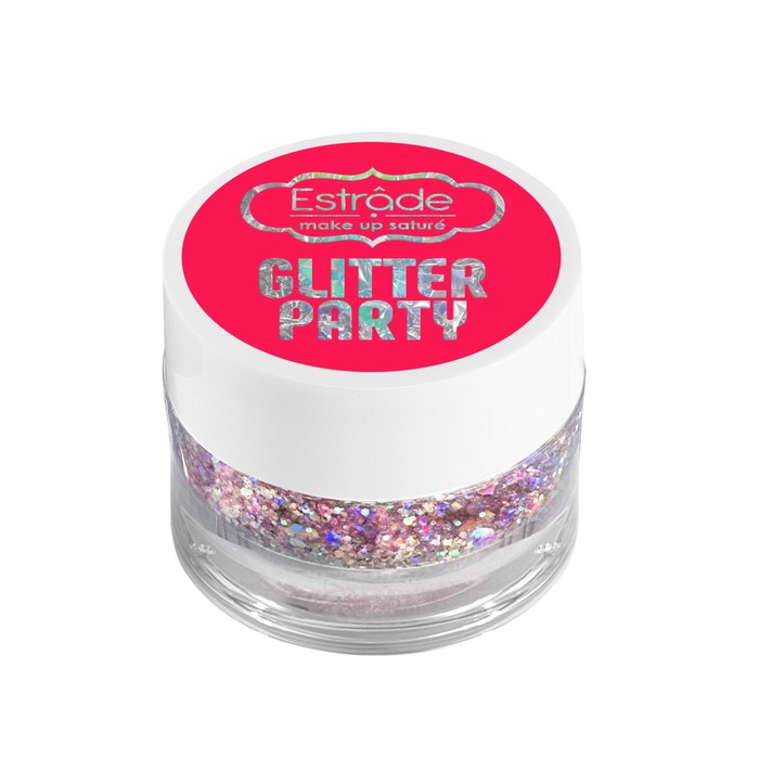 Гелевый глиттер для лица, тела и волос Estrade GLITTER PARTY, тон 04 sunrise, 6,5г
Гелевый глиттер для лица, тела и волос Estrade GLITTER PARTY, тон 04 sunrise, 6,5г