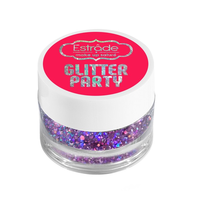 Гелевый глиттер для лица, тела и волос Estrade GLITTER PARTY, тон 05 infinity, 6,5г
Гелевый глиттер для лица, тела и волос Estrade GLITTER PARTY, тон 05 infinity, 6,5г