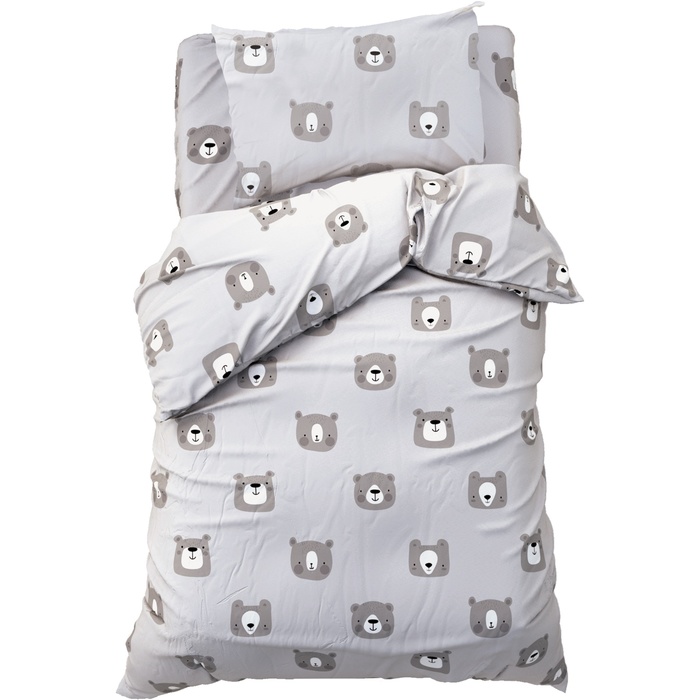 КПБ "Этель" 1,5 сп Gray bear (вид 2) 143х215 см, 150х214 см, 50х70 см -1 шт, 100% хл, бязь
КПБ "Этель" 1,5 сп Gray bear (вид 2) 143х215 см, 150х214 см, 50х70 см -1 шт, 100% хл, бязь
