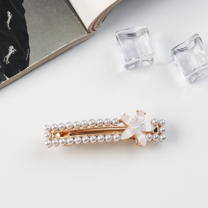 Заколка-автомат для волос "Хиония" бусины, 6,5 см
Заколка-автомат для волос "Хиония" бусины, 6,5 см