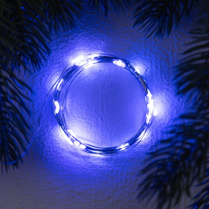 Гирлянда «Нить» 2 м роса. IP20, нить серебристая, 20 LED, 4.6 В, AG13x3 (в комплекте), 3 режима, свечение синее
Гирлянда «Нить» 2 м роса. IP20, нить серебристая, 20 LED, 4.6 В, AG13x3 (в комплекте), 3 режима, свечение синее