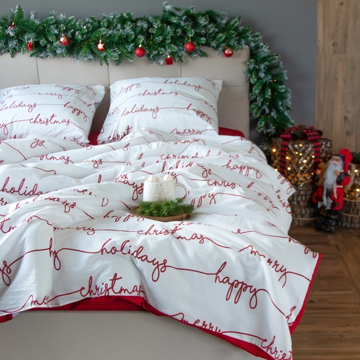 Постельное бельё "Этель" Дуэт Christmas letter 143х215 см - 2 шт, 220х240 см, 70х70 см - 2 шт, бязь
Постельное бельё "Этель" Дуэт Christmas letter 143х215 см - 2 шт, 220х240 см, 70х70 см - 2 шт, бязь