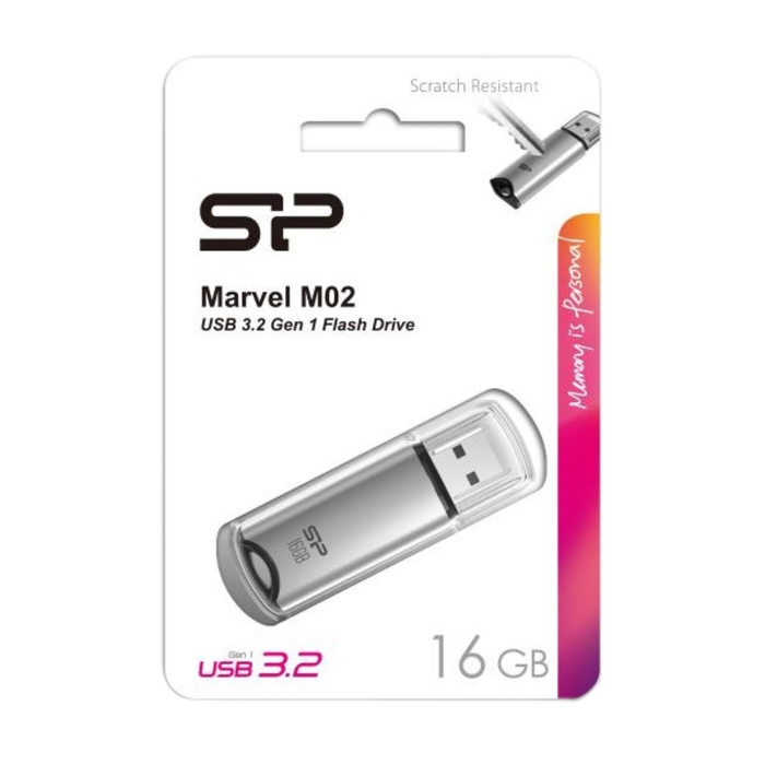 Флешка Silicon Power Marvel M02, 16 Гб, USB 3.2, чт до 100 МБ/c, зап до 20 МБ/c, серая
Флешка Silicon Power Marvel M02, 16 Гб, USB 3.2, чт до 100 МБ/c, зап до 20 МБ/c, серая