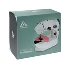 Швейная машинка LuazON LSH-02, 5 Вт, компактная, 4xАА или 220 В, белая - фото 51316948