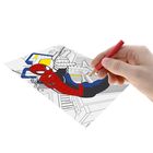 Роспись "Человек-Паук" по номерам карандашами (набор 10 цв. карандашей + точилка + игра "Угадай кто?"), Человек-Паук - Фото 1