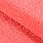 Бумага для упаковки и поделок, гофрированная, розовая, персиковая, однотонная, двусторонняя, рулон 1 шт., 0,5 х 2,5 м - фото 8441749