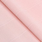 Бумага для упаковки и поделок, гофрированная, розовая, персиковая, однотонная, двусторонняя, рулон 1 шт., 0,5 х 2,5 м - фото 9910082