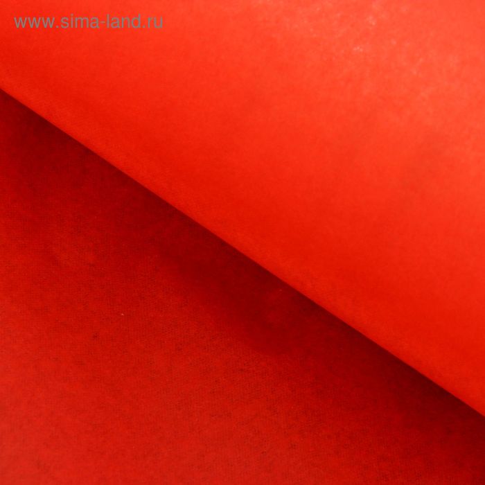Бумага тишью, красный, 50 х 66 см - Фото 1