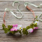 Бумага для упаковок и поделок, гофрированная, розовая, орхидея, однотонная, двусторонняя, рулон 1 шт., 50 см х 2,5 м - Фото 5