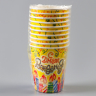 Стакан одноразовый бумажный "С днем рождения" свечи и серпантин (250 мл) (комплект 10 шт) - фото 38230347 Стакан одноразовый бумажный "С днем рождения" свечи и серпантин (250 мл) (комплект 10 шт) - фото 38230347