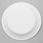 Тарелка одноразовая бумажная «1 годик», розовая, 18 см - Фото 3