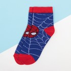 Носки детские "Человек-паук: Самый смелый", 14-16 см, 2-3 года, 80% хлопок, 17% полиамид, 3% эластан - Фото 2
