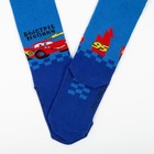 Колготки детские "Тачки: Быстрее молнии" рост 104-110 см, 80% хл.,15% п/а, 5% эл. - Фото 4