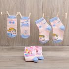 Носки детские "Принцессы: Золушка" 16-18 см, 4-6 лет, 80% хл.,17% п/а, 3% эл. - Фото 1