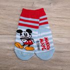 Носки детские "Микки Маус", полоска 12-14 см, 1-2 года, 80% хлопок, 17% полиамид, 3% эластан - Фото 4