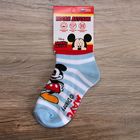 Носки детские "Микки Маус", полоска 12-14 см, 1-2 года, 80% хлопок, 17% полиамид, 3% эластан - Фото 5