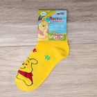 Носки детские "Медвежонок Винни: Привет!" 12-14 см, 1-2 г., 80% хл.,17% п/э, 3% эл. - Фото 5