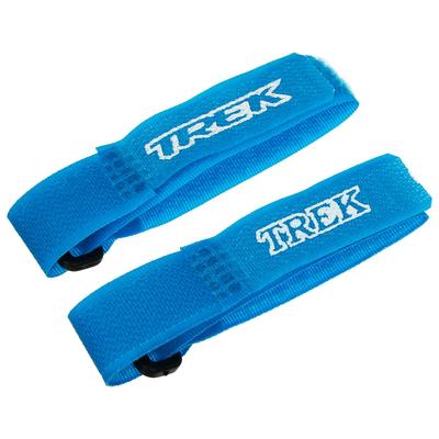 Зажим-липучка для лыж узкий, цвет синий