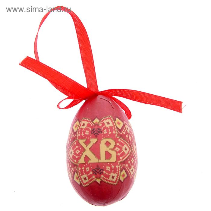 Яйцо-подвеска пасхальное "Христос Воскресе!" - Фото 1