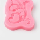 Молд для заливки Доляна «Узор», силикон, 12×5.5 см, розовый - Фото 3