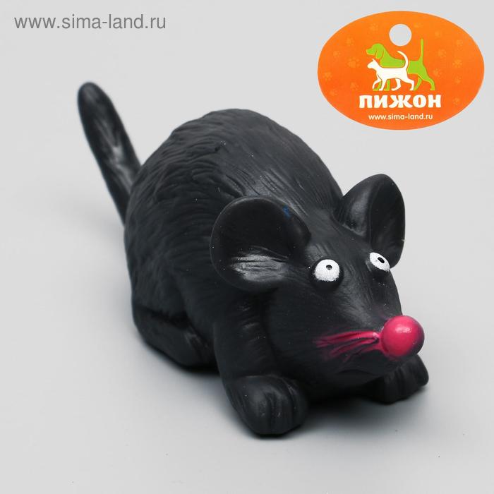 Игрушка пищащая "Мышь", 14,5 см, микс цветов - Фото 1