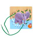Шнуровка "Слонёнок" изучаем алфавит МИКС - Фото 1