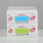 Мини - комод для мелочей 2 секции «Вязание», 12,5×9×8 см, цвет МИКС - Фото 2