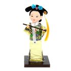 Кукла коллекционная "Девочка-китаянка с флейтой" 19,5х8х8 см - Фото 1