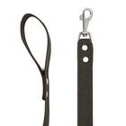 Брезентовый поводок, 5 м × 3.5 см, хаки, тёмно-зелёный - Фото 2