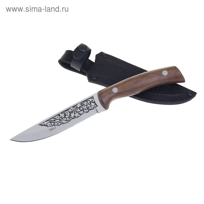Нож туристический "Уж-2" - 50531, сталь AUS8, г. Кизляр - Фото 1