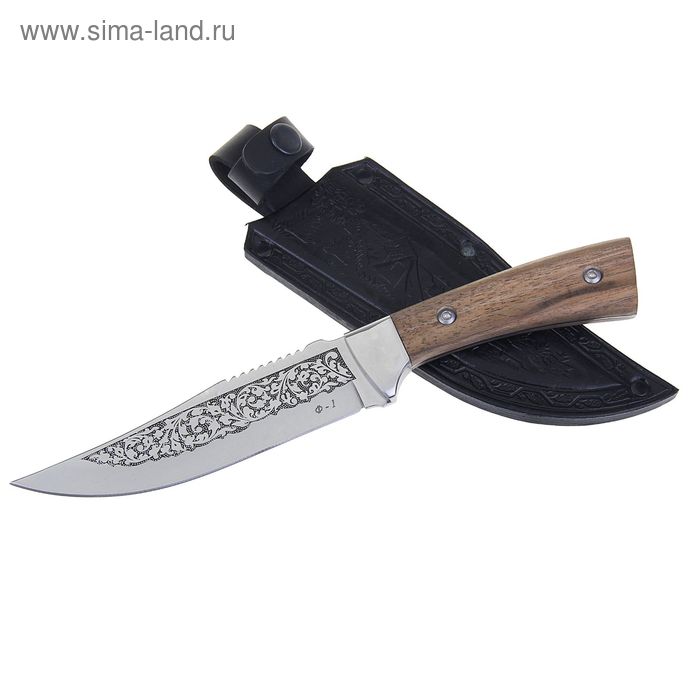 Нож туристический "Ф-1" - 51236, сталь AUS8, г. Кизляр - Фото 1