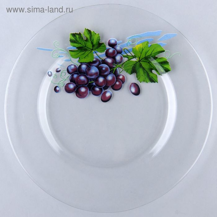 Тарелка десертная «Виноград» - Фото 1