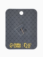 Брошь «Цветок Незабудка», голубая в золоте - Фото 5