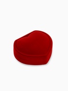 Футляр под набор украшений «Сердце», бархатный, 9×8.5 см, красный - Фото 4