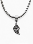 Шарм подвеска «Лист», цвет серебро - Фото 1