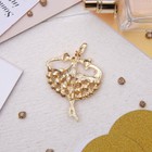 Брошь «Балерина» книксен, цветная в золоте - Фото 2