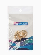 Брошь «Лебединая пара», белая в золоте - Фото 7