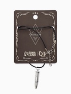 Кулон мужской «Пуля», цвет серебро на чёрном шнурке, 42 см 1194052