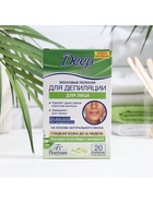 Восковые полоски для депиляции лица Deep Depil, с алоэ вера, 20 шт. - Фото 3