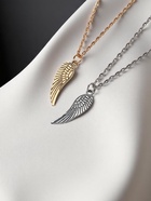 Кулоны парные «Крыло», 45 см, цвет серебряный, золотой - Фото 4