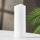 Свеча - цилиндр, 5×15 см, белая - Фото 3