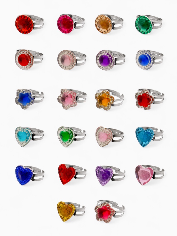 Кольцо «Выбражулька. Кристаллик», форма МИКС, цвет МИКС, безразмерное