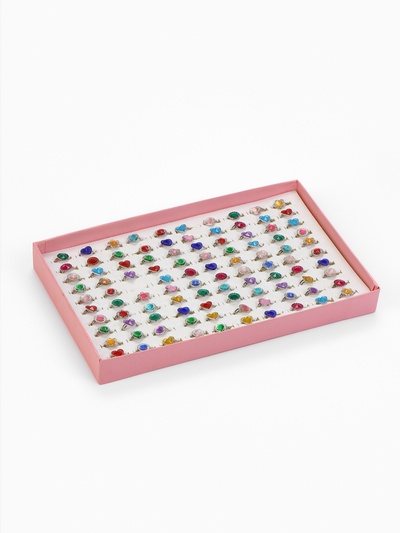 Кольцо «Выбражулька. Кристаллик», форма МИКС, цвет МИКС, безразмерное