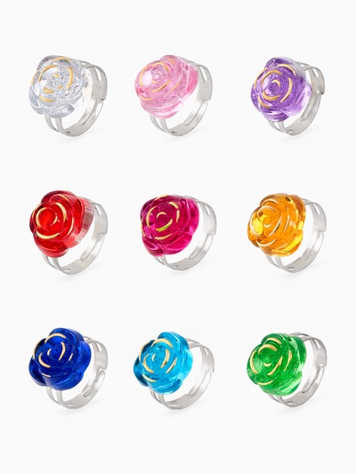 Кольцо «Выбражулька. Розочка», МИКС, безразмерное