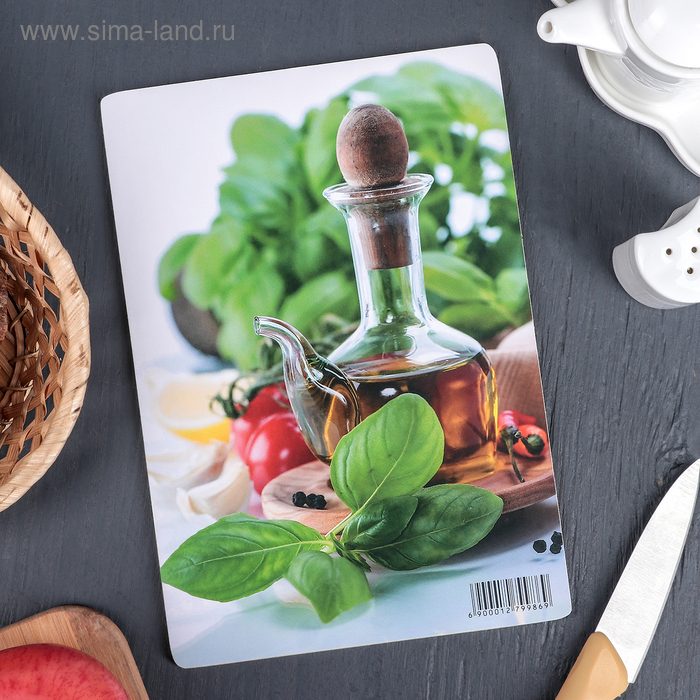 Доска разделочная деревянная «Специя», 25×16,5×0,6 см - Фото 1