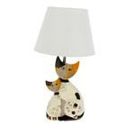 Лампа настольная с абажуром "Лунные коты" 49 см - Фото 1