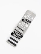 Набор для волос QF «Классика», 6 шт.: 4.5 см, 8 шт.: 6 см, 2 шт.: 6.5 см, 8 резинок, чёрно-белый - Фото 5